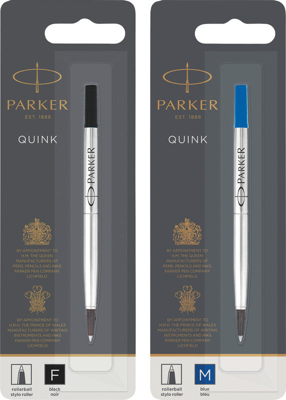 Parker Quink Rollerball-Mine für Parker Rollerball – Blau, 0,7 mm, geruchsarm, 1 Stück