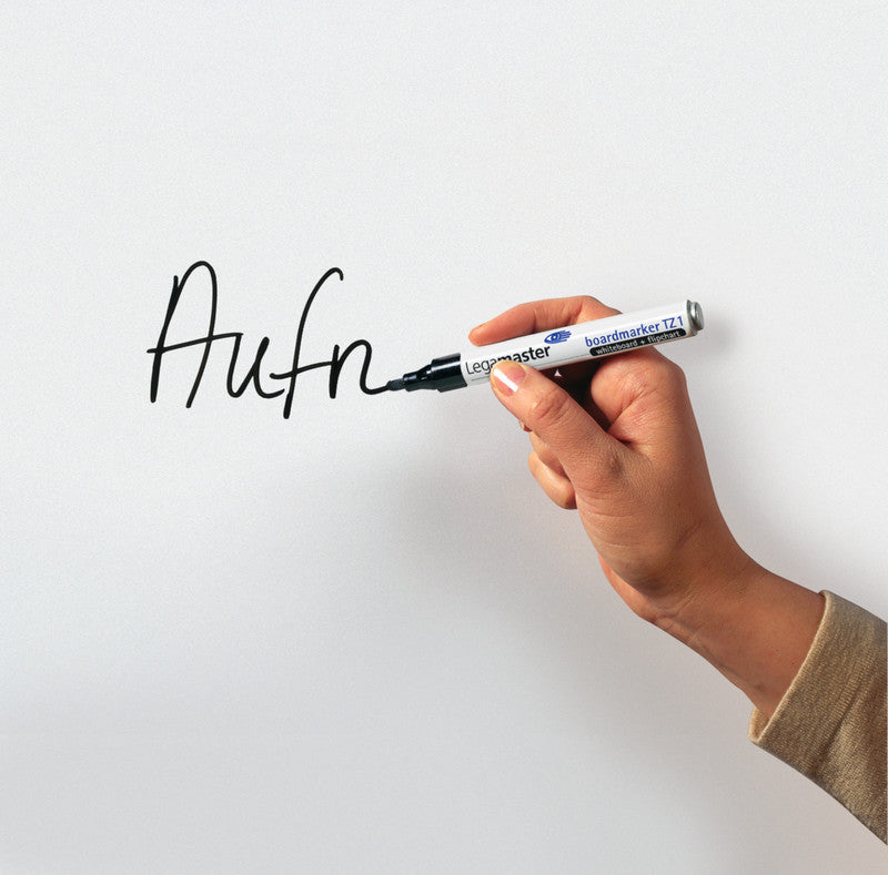 Legamaster Board-Marker TZ 1 – Rundspitze 1,5-3 mm – Schwarz – Trocken abwischbar