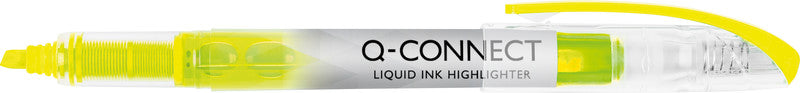 Q-CONNECT Textmarker Gelb – Keilspitze, 1–4 mm