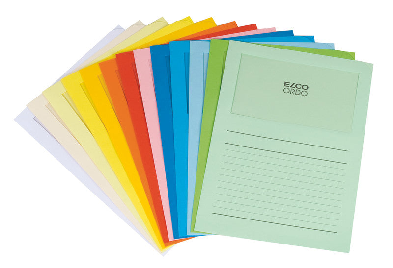 Elco Ordo Classico Sichtmappe A4 – Intensivblau, Papier, 10er-Pack
