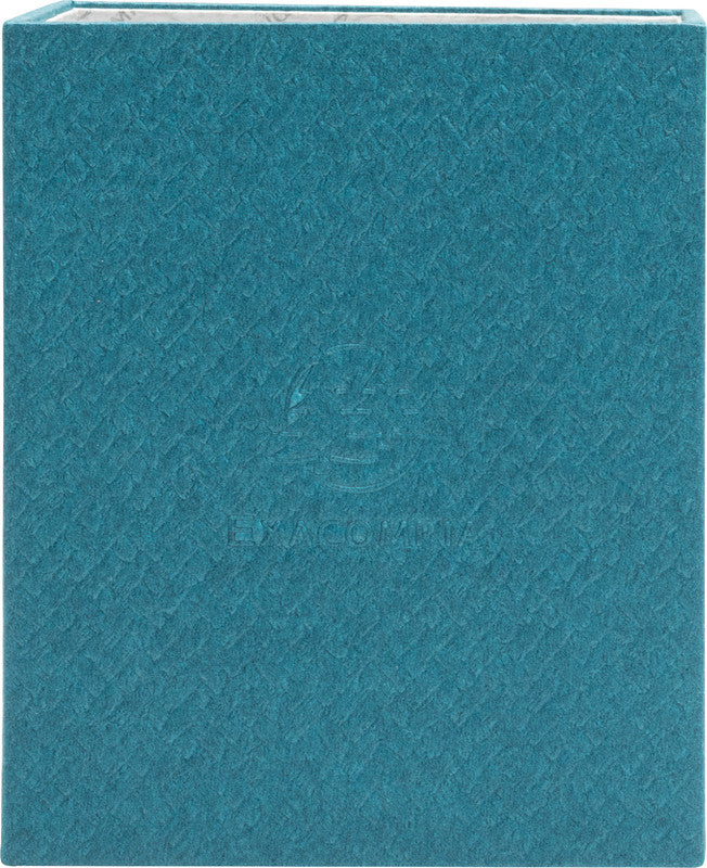 Exacompta OfficeByMe 67603E Stifteköcher – 3 Fächer, Blau, Karton, B 90 × H 110 × T 90 mm