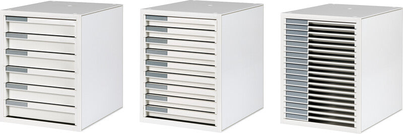 Styro Kay Schubladenelement – für Format A4 – 345 × 270 × 340 mm