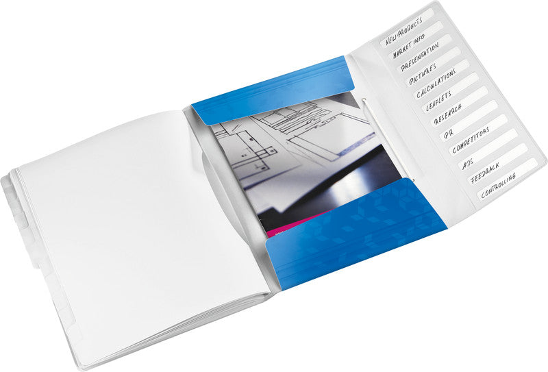Leitz Ordner – blau, Polypropylen