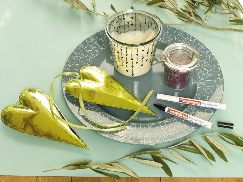 Edding Permanentmarker – für dunkles Papier, kupfer metallic