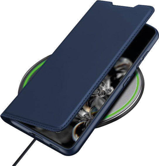 Dux Ducis Booklet-Hülle – für Samsung Galaxy S21 Ultra – dunkelblau – Kunstleder – mit Kartenfach