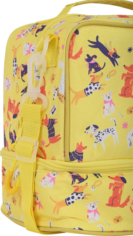 Estia Lunchtasche Kids – 240×220×150 mm, isoliert – Pet Party – mehrfarbig