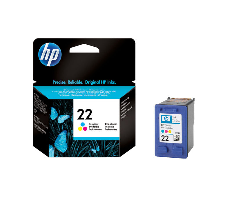 HP Tintenpatrone 22 – für Inkjetdrucker/Multifunktionsgeräte