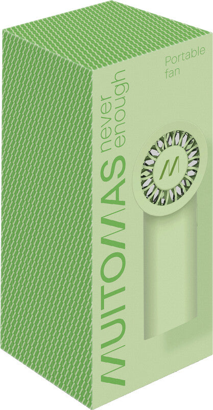 Muitomas Handventilator MINIFAN2GN – 3 Stufen, 500 mAh, USB-C, Grün