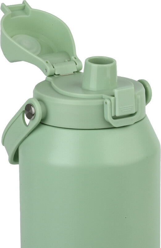 Estia Lift Isolierflasche 1,8 l – Doppelwandig 12 h Heiss/12 h Kalt, Edelstahl, Schraubdeckel, Pine
