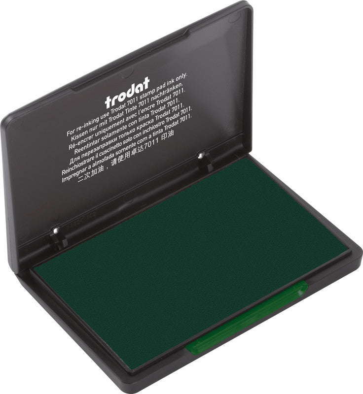 Trodat Stempelkissen – Kunststoff, 70 × 110 mm, Grün, EU Ecolabel