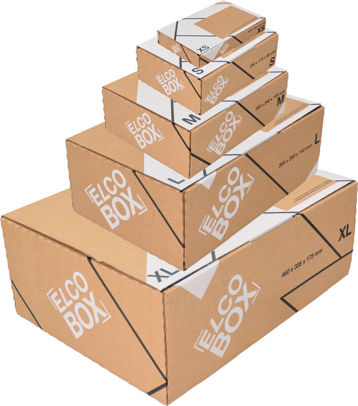 Elco Versandkarton, Braun – 460 × 335 × 175 mm