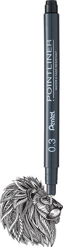 Pentel Fineliner 0,03 mm – schwarz – wasserfest