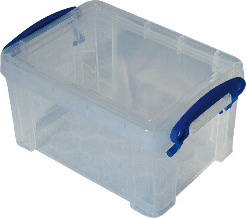 Really Useful Boxes Ordnungsbox – Kunststoff, transparent, 44 × 23 × 71 cm