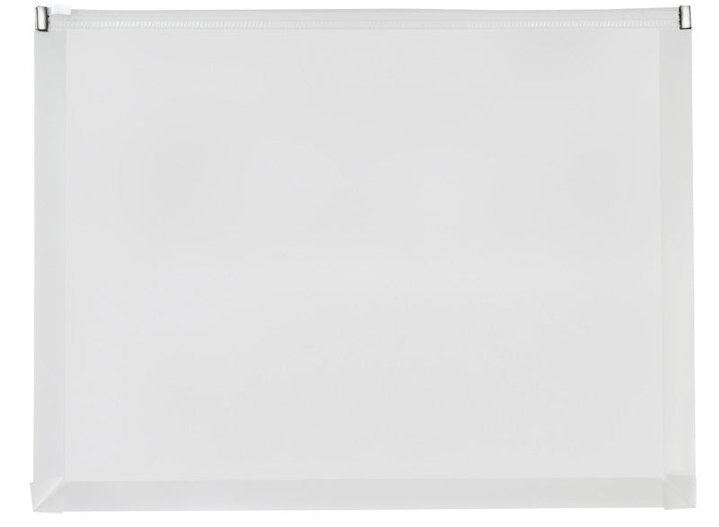 Kolma Sammelmappe für A4, Kunststoff, transparent, mit Zippverschluss