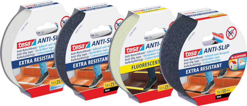 tesa Vinylband – 25 mm × 5 m, transparent