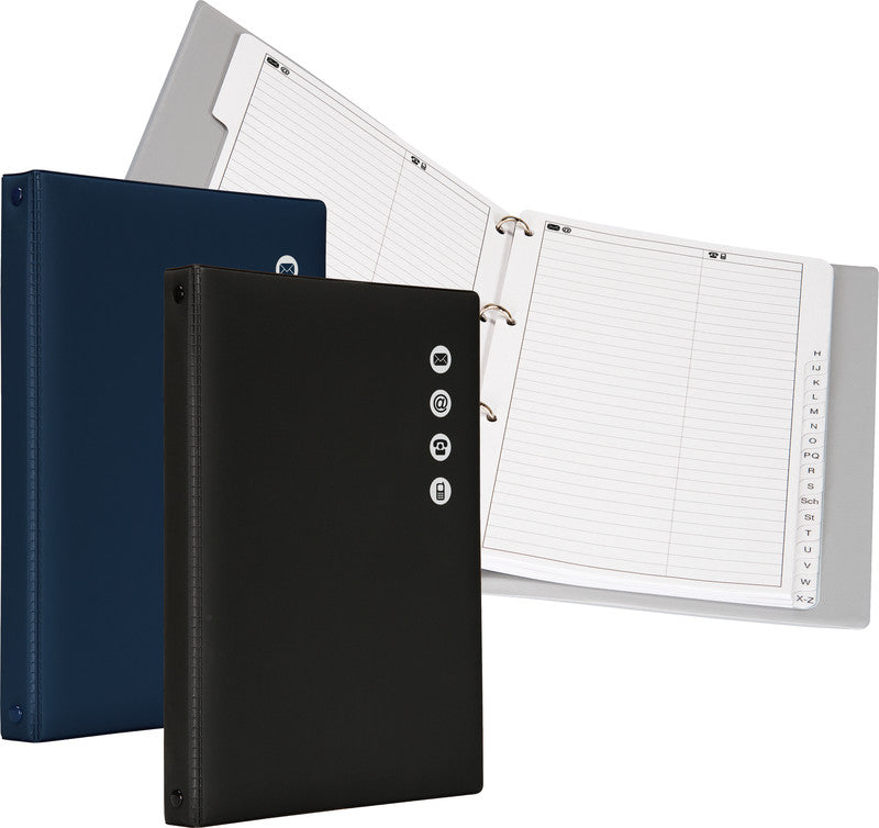 Biella Tel-Rex Agenda – 13,8 × 22,0 cm, schwarz