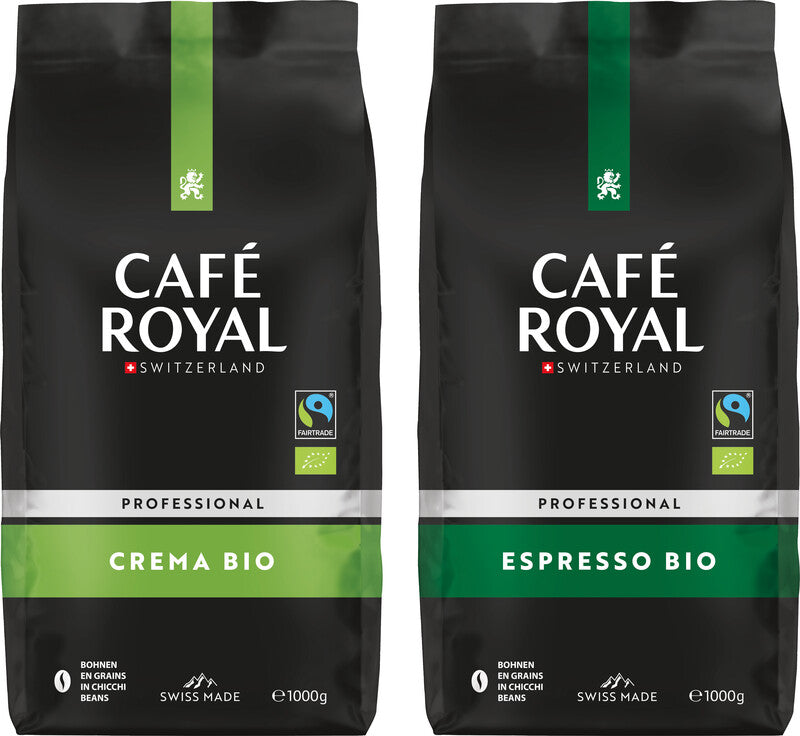 Café Royal Bohnenkaffee Espresso – 1 kg – Arabica – Röstgrad mittel – Intensität 4/5