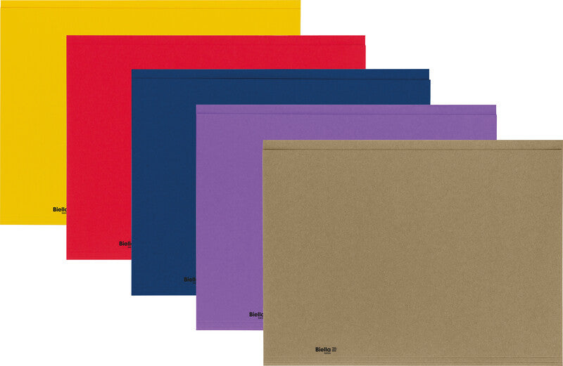 Biella Sammelmappe, für A4, Karton, Blau