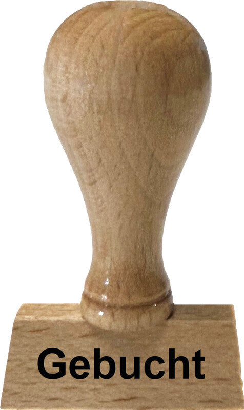 Glatz Motivstempel – Holz, 35 × 6 mm, Deutsch