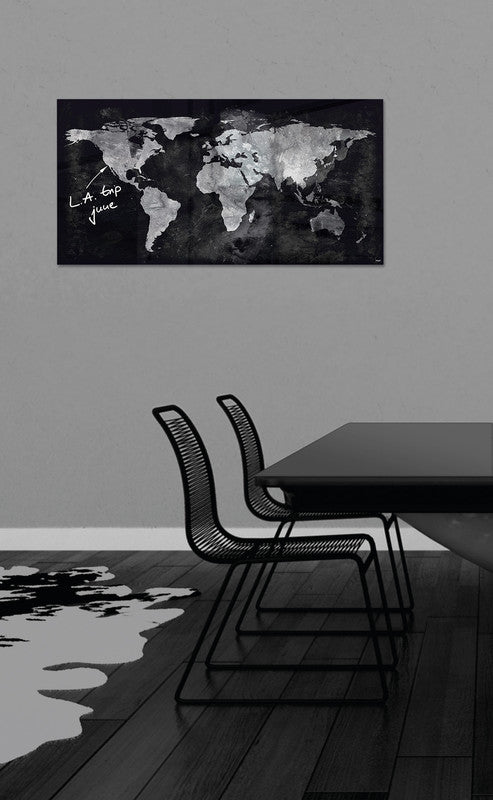 Sigel Whiteboard – 91 × 46 cm, Glas, magnetisch, Wandmontage, inkl. Magnete