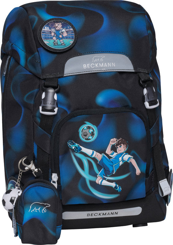 Beckmann Schulrucksack Classic 1st – 6-teilig – Magic League – 24,0×37,0×25,0 cm – aus rPET