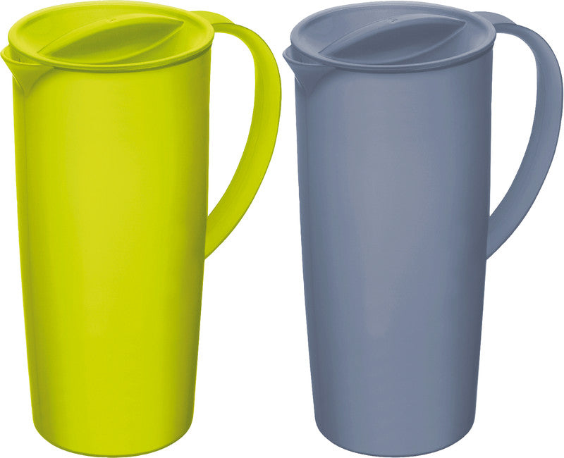 Rotho Caruba Krug – 1,2 l, Kunststoff, Horizon Blau, spülmaschinenfest, BPA-frei