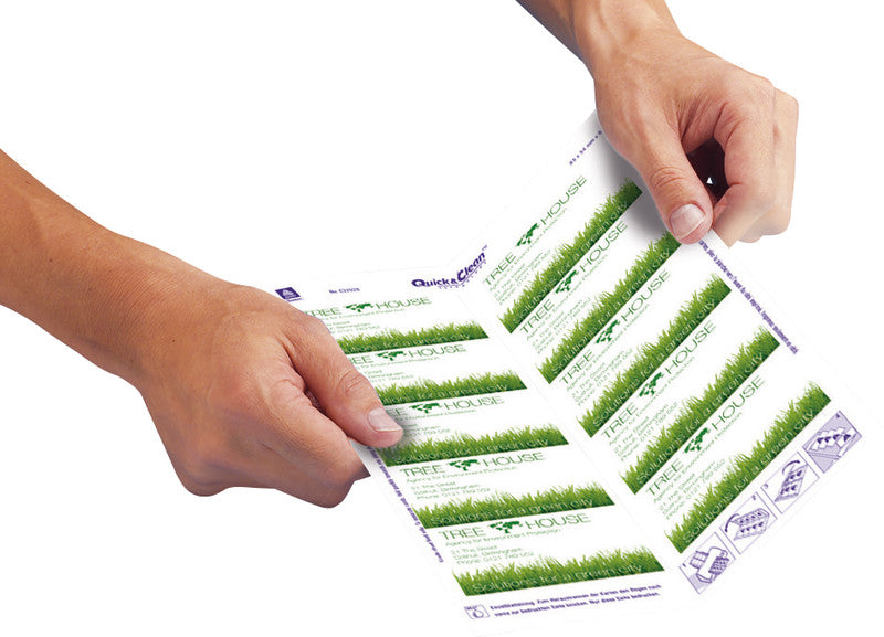 Avery Visitenkarten, 85 × 54 mm – für Laser/Inkjet/Kopierer – A4, 10 pro Blatt – 100 Karten – FSC-zertifiziert