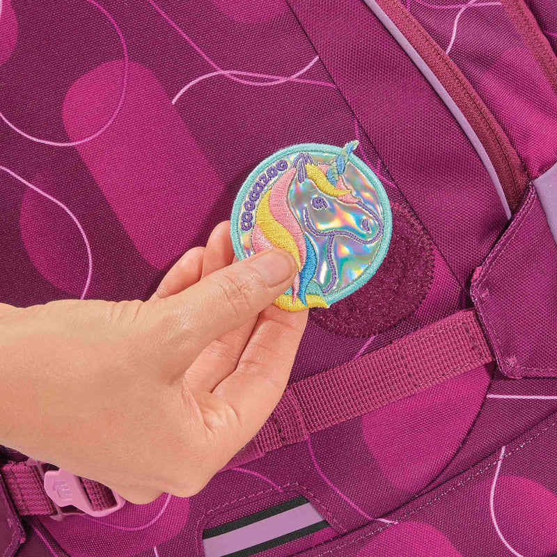 Coocazoo Rucksack Joker – Berry Bubbles – pink – 30,0 × 42,0 × 20,0 cm – recycelter Bestandteil