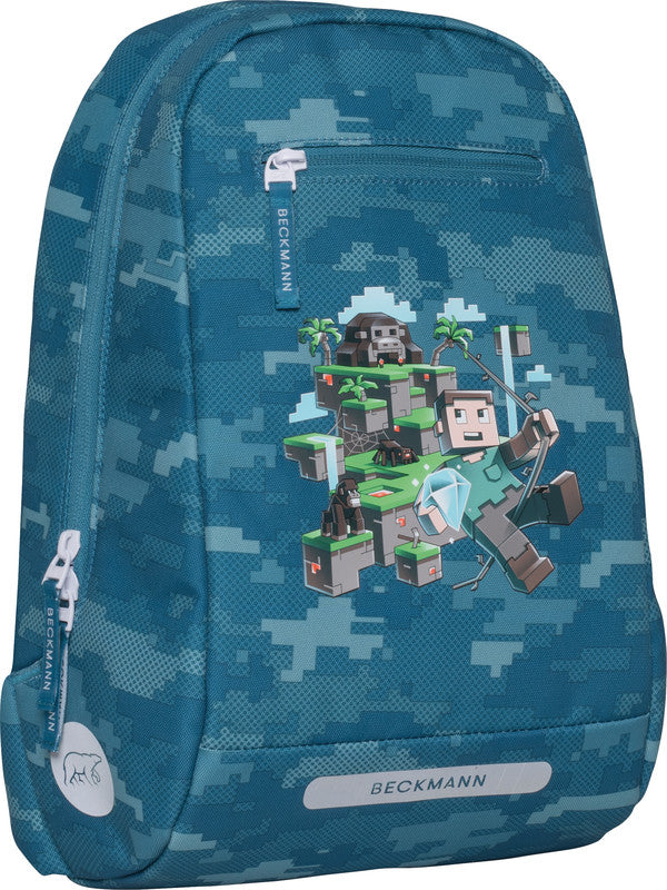 Beckmann Schulrucksack Plus Air – 6-teilig – Jungle Game