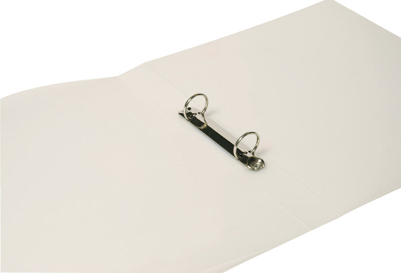 Q-connect Zeigebuch – A4 Hochformat – 2-Ring, Ø 25 mm, Rücken 30 mm – Transparent, Kunststoff