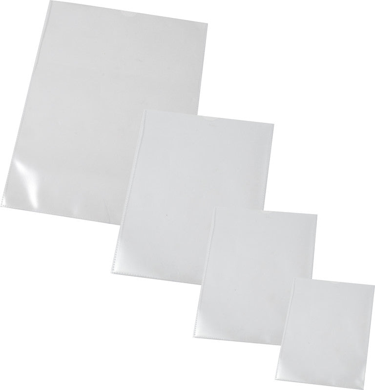 Q-Connect Stecketui A4, blendfrei genarbt, 150 µm, 1 Fach, transparent – 25 Stück