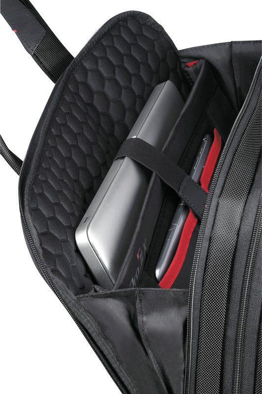 Samsonite Pro-DLX 5 Notebook-Tasche – 24,5/31 l, RFID-Fach, Aufsteckfunktion, Nylon, Schwarz