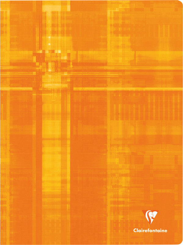 Clairefontaine Notizheft, A4+, kariert, Klammerheftung, Karton, 144 Seiten, 90 g/m² – weiss