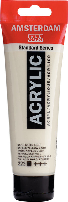 Royal Talens Amsterdam – Acrylic Standard – Acrylfarbe – Hellneapelgelb, 120 ml