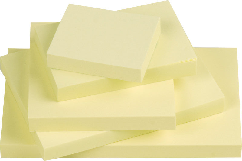 Q-Connect Haftnotizen – 51×38 mm – gelb, 12×100 Blatt