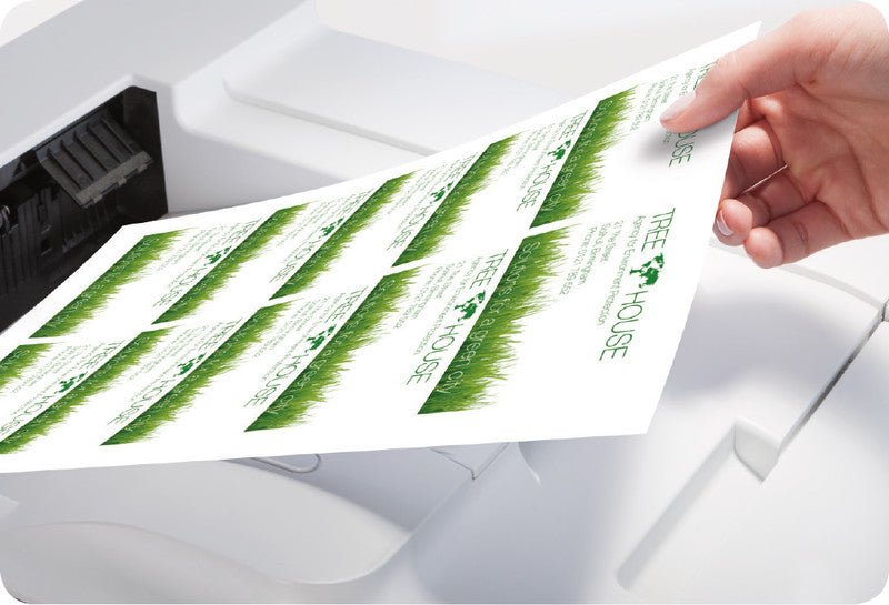 Avery Visitenkarten, 85 × 54 mm – für Laser/Inkjet/Kopierer – A4, 10 pro Blatt – 100 Karten – FSC-zertifiziert
