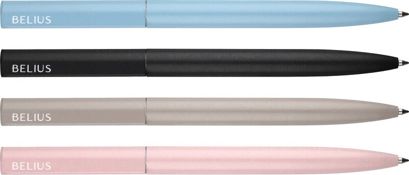 Belius Kugelschreiber – Schwarz, Aluminium