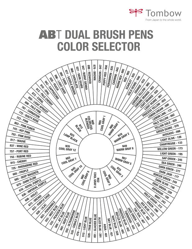 Tombow Auswaschbarer Filzstift, 1 Stk.