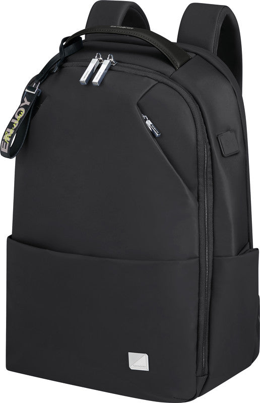 Samsonite Workationist Notebook-Rucksack – 14 l, wasserabweisend, USB-Port, recyceltes PET (rPET), blau