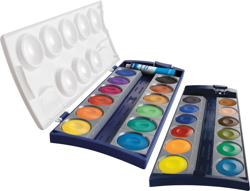 Pelikan Deckfarbkasten – 12 Farben, inklusive Deckweiss