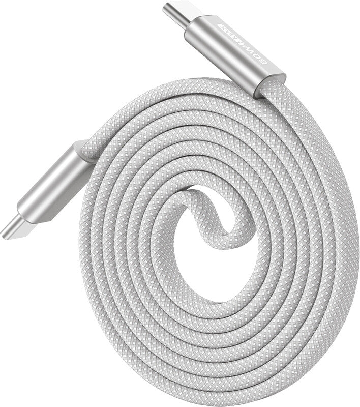Dux Ducis USB-C auf USB-C Kabel – USB 2.0 (480 Mbit/s) – 1 m – PD 60 W – Magnetisch – Grau