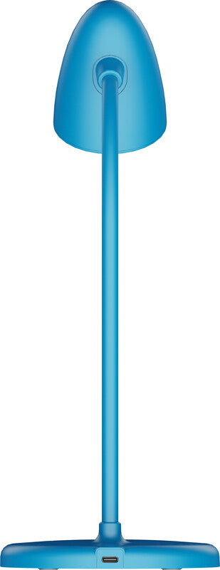 Muitomas Tischleuchte – LED 5 W, dimmbar, Touch-Dimmer, USB-C, Akku – Blau