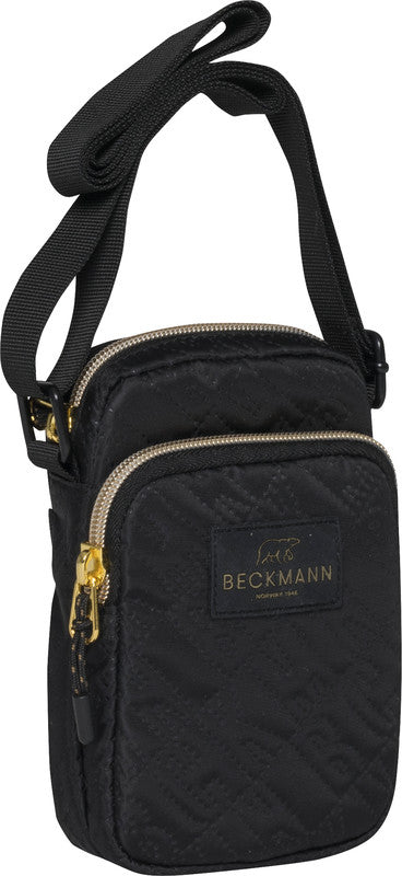 Beckmann Umhängetasche – Motiv Black Gold, 11 × 17 × 5 cm, Polyester (PES)