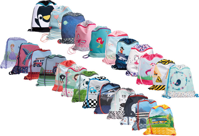 Funki Sportbeutel – 12 l, Motiv Ballerina, wasserabweisend, 36 × 42 cm