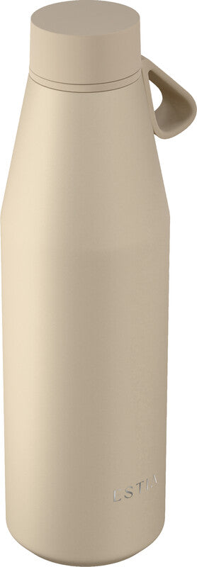 Estia Flow Isolierflasche 500 ml – Doppelwandig 12 h Heiss / 24 h Kalt, Edelstahl, Schraubdeckel