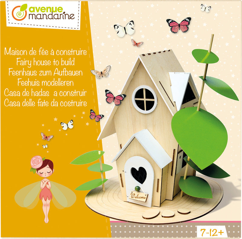 Avenue Mandarine – Bastelset Feenhaus – 7–12 Jahre – 225 × 280 × 260 mm