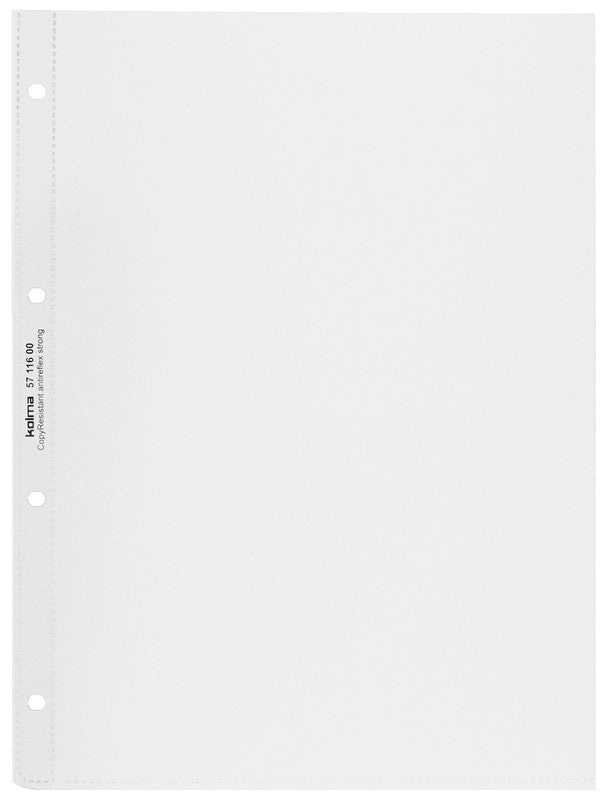 Kolma Sichtmappe A4, Transparent, Kunststoff, 100 µm, 100er-Pack