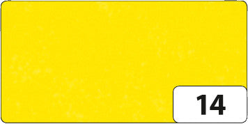 Folia Seidenpapier satiniert – Dunkelgelb – 50 × 70 cm, 6 Bogen, zum Basteln