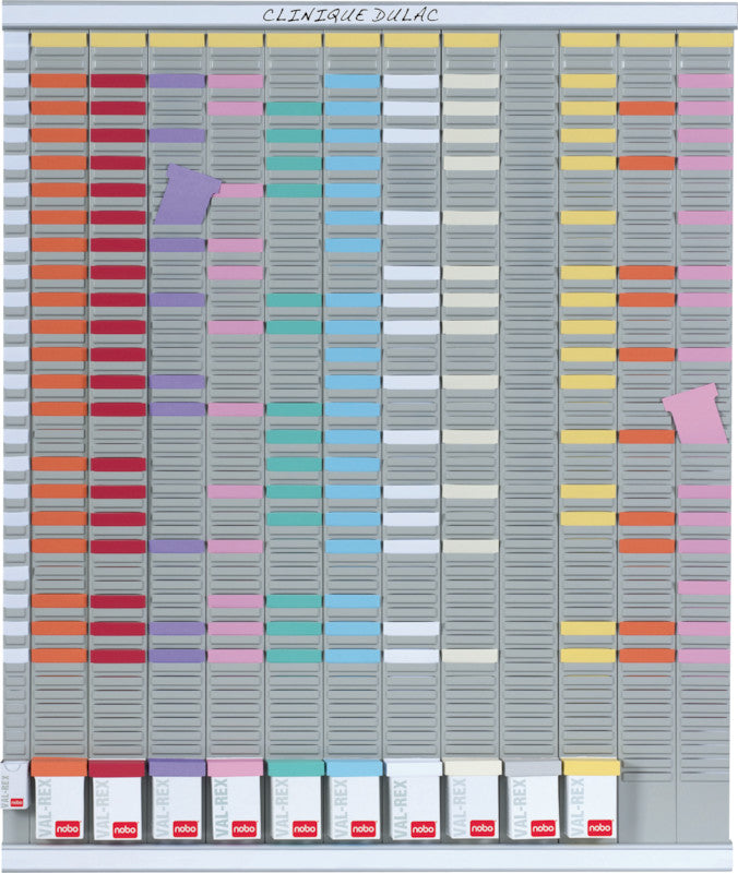 Nobo T-Karten für Planungstafeln, 15 × 28 mm, 100 Stk., Grün