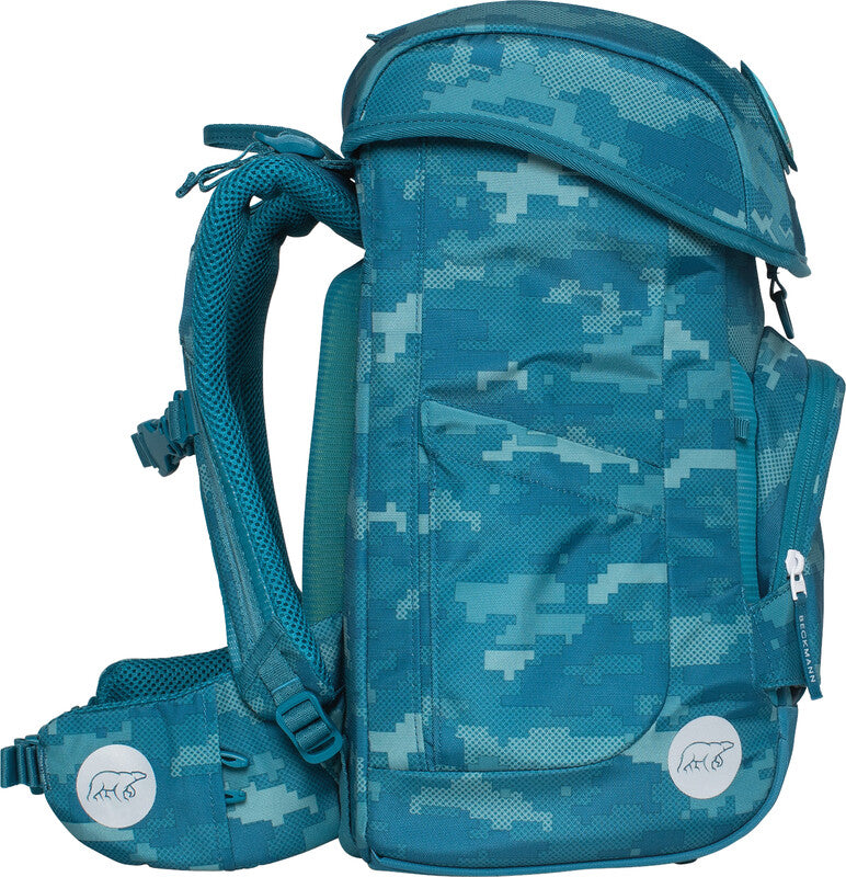 Beckmann Schulrucksack Plus Air – 6-teilig – Jungle Game